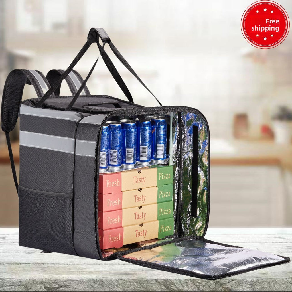Double-shoulder layered insulated refrigerated box