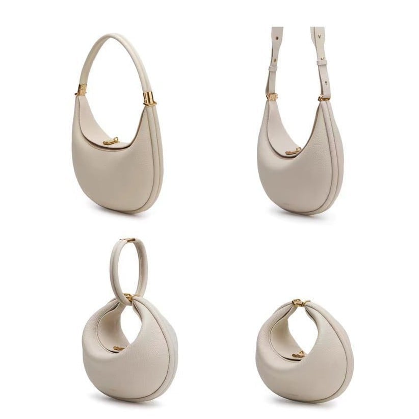 Single-shoulder armpit crescent-shaped bag