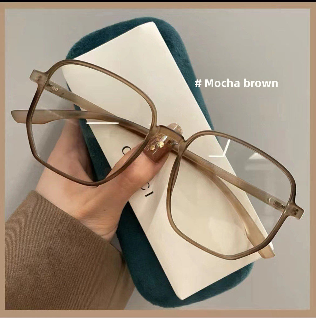 Polygonal myopia glasses frame