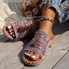 Bohemian flat beach sandals