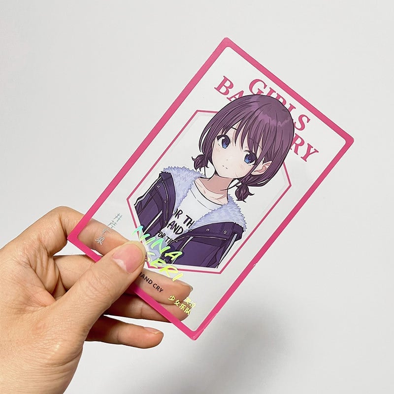 Game and anime star Transparent card