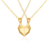 Magnetic Split Heart Couple Necklace