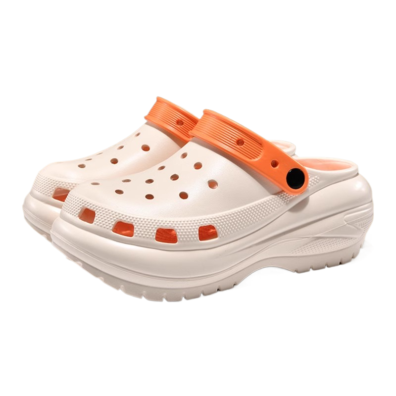 Thick-soled height-increasing clogs for women and men