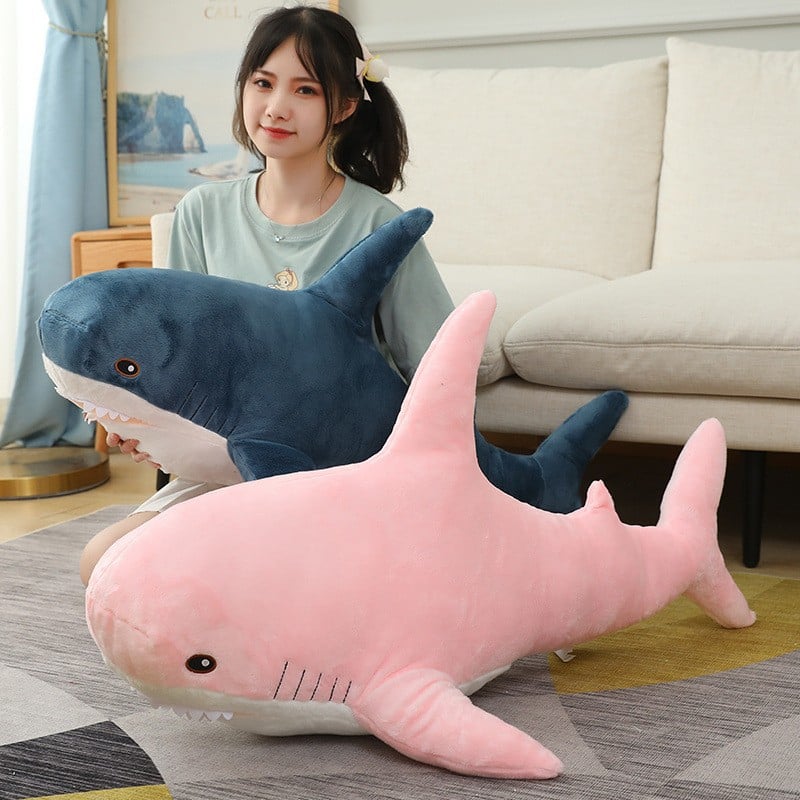 Shark Plush Pillow ? Cute Stuffed Toy Cushion for Kids