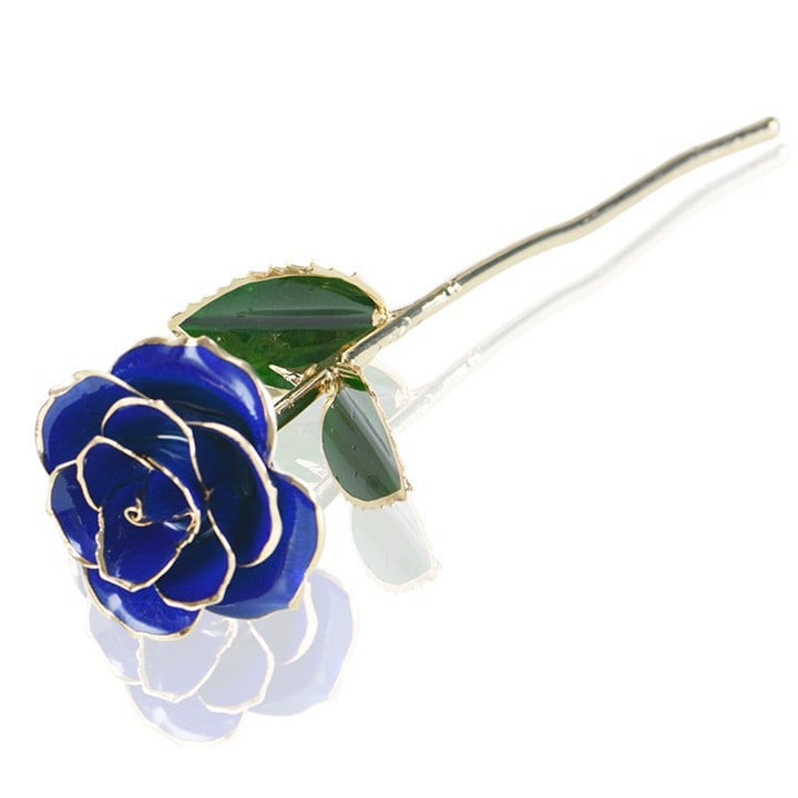 Paint rose real gold simulation rose gift box Valentine's Day gift Christmas gift wholesale