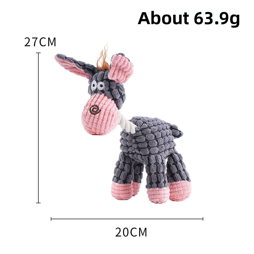 Plush Bite-Resistant Sound Pet Toys for Dogs and Cats