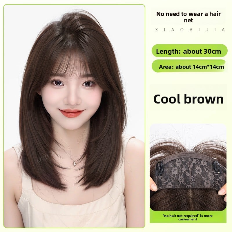 High-crown wig