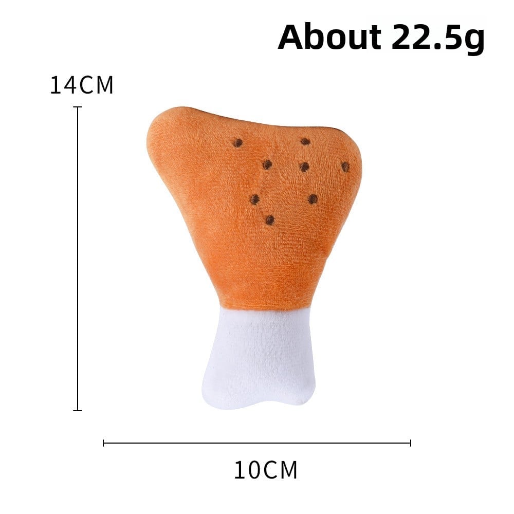 Plush Bite-Resistant Sound Pet Toys for Dogs and Cats