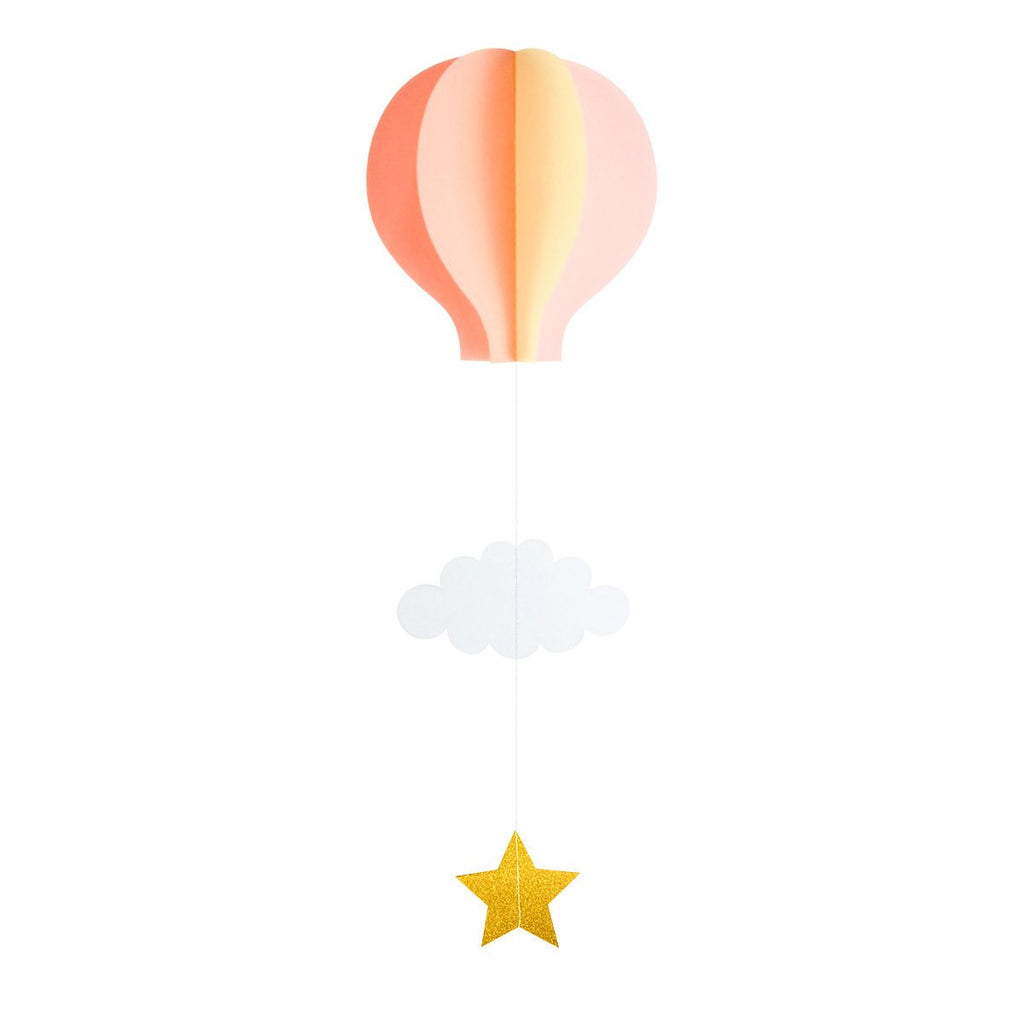 Wedding holiday birthday party decoration supplies three-dimensional hanging ornaments love hot air balloon cloud window pendant