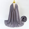 Elegant Pearl Chiffon Scarf for Women