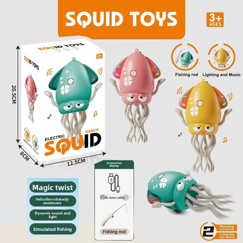 Electrically sensing magic dancing octopus