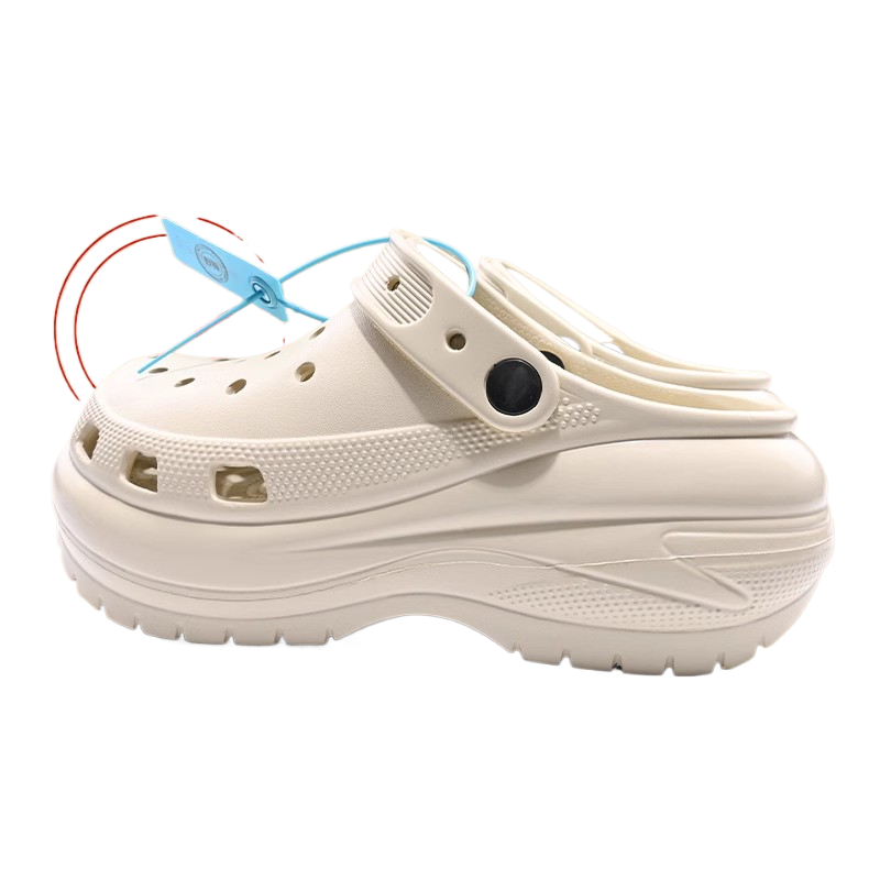 Thick-soled height-increasing clogs for women and men