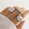 Joint ring with exaggerated opening set ring