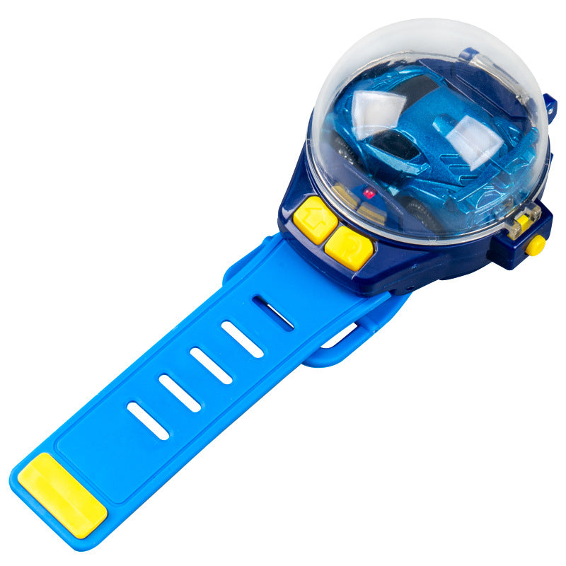 Mini remote control car USB charging cool light watch remote control car boy small gift children remote control car