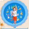 PVC children's water spray mat outdoor water spray mat grass children's water spray mat letter water spray mat