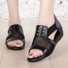 Genuine Leather Cut Out Women's Shoes