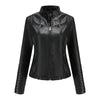 Women's Leather Thin Motorcycle Clothing Short Chic Women's Jacket
