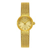 Simple Retro Copper Mesh Small Gold Watch Women's Internet Celebrity Explosive Exquisite Casual Light Luxury All-match Elegant