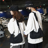2023 New Japanese and Korean Style Simple Solid Color Shoulder Crossbody Bag Waterproof Oxford Cloth Lightweight Women's Bag Couple's Bag