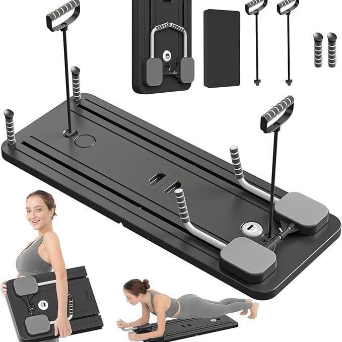 Multifunctional Foldable Fitness Abdominal Board with Accessories