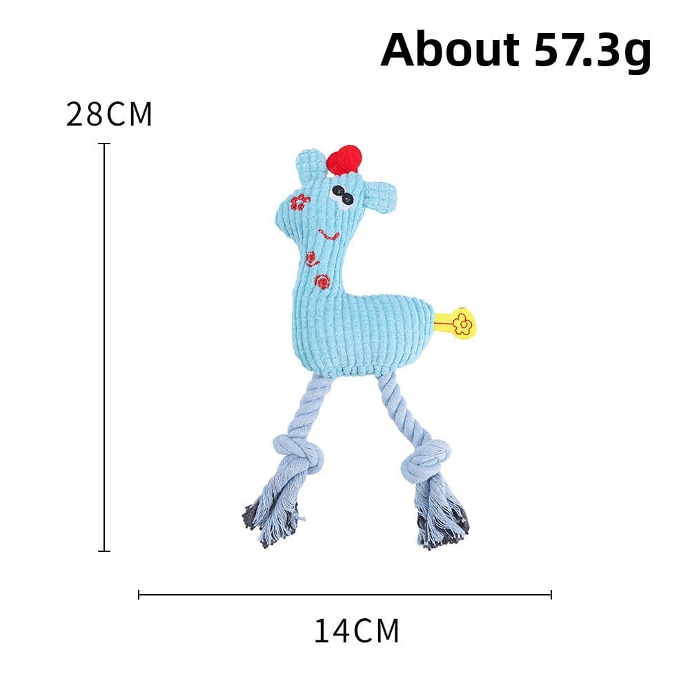 Plush Bite-Resistant Sound Pet Toys for Dogs and Cats