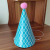 Children's birthday party polka dot pompom party hat crown hat set baby one year old full moon photo props