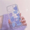 A phone case with a screen full of flowers