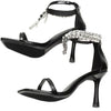 French Rhinestone High Heels