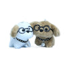 Cute Bell Puppy Plush Toy with Glasses ? Keychain & Bag Pendant