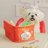 Dog pet toy sound fabric book