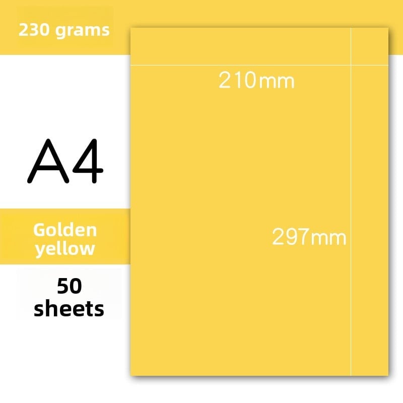 Handmade colored cardstock