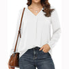 Women's Clothing Casual V-neck Temperament Top