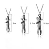 Love Hug Necklace for Couples 18K Gold Unisex Jewelry Simple Clavicle Chain For Valentine's Day Gift