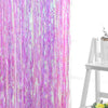 Candy-colored rain curtain party decoration