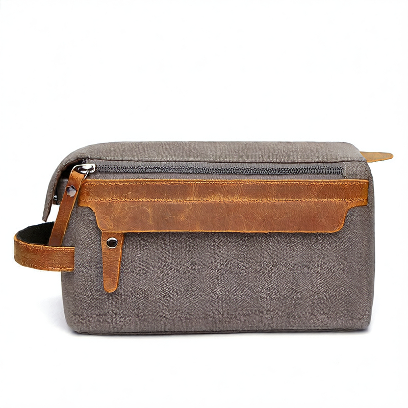 Portable toiletries and cosmetics bag