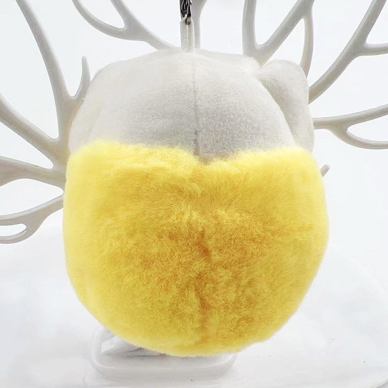Cute chicken plush bag hanging bag hanging decoration plush pendant doll birthday gift plush doll wholesale