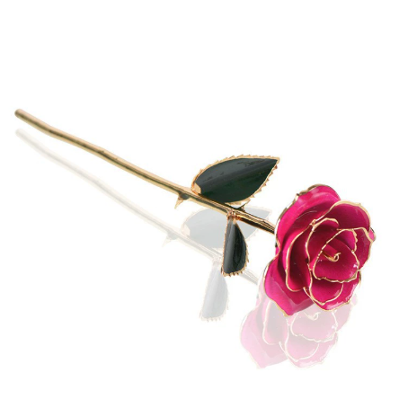 Paint rose real gold simulation rose gift box Valentine's Day gift Christmas gift wholesale