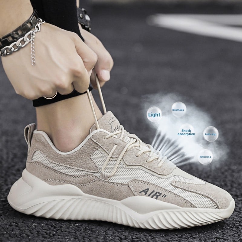 Breathable and odor-resistant mesh sports and casual shoes