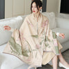 National Style Elegant Cashmere Scarf Double-sided Dual-use Jacquard Shawl