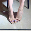 Peep Toe Pointed High Heels