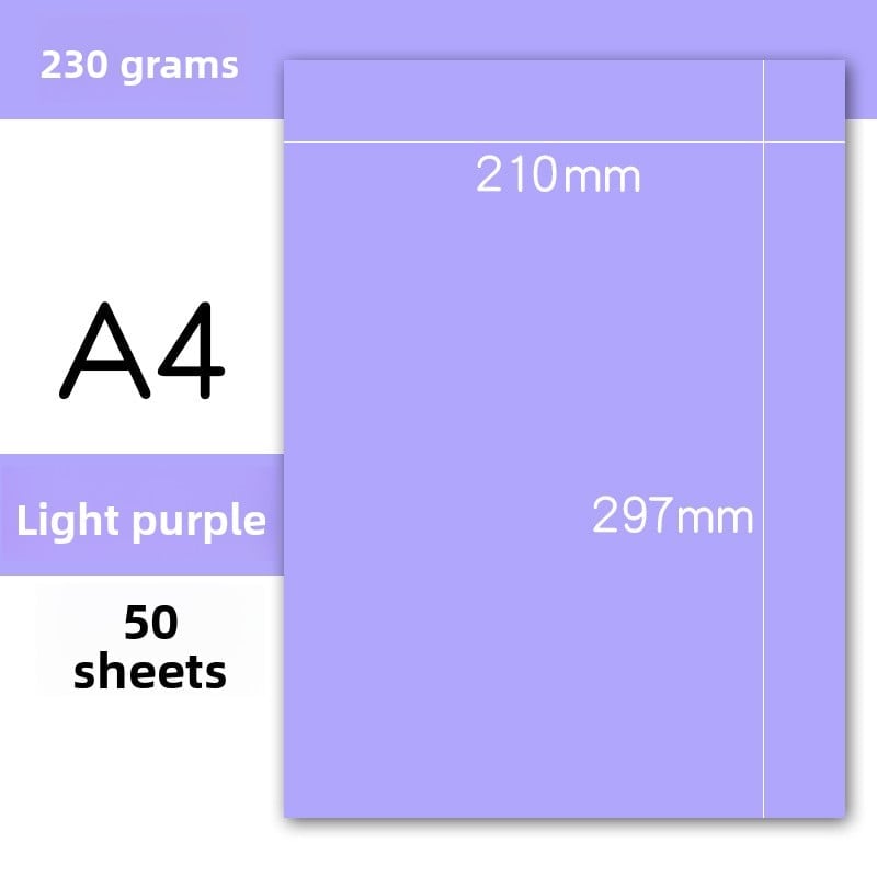 Handmade colored cardstock