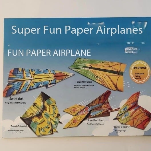 Children's Educational Origami Paper Plane DIY Craft Toys