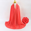 Elegant Pearl Chiffon Scarf for Women
