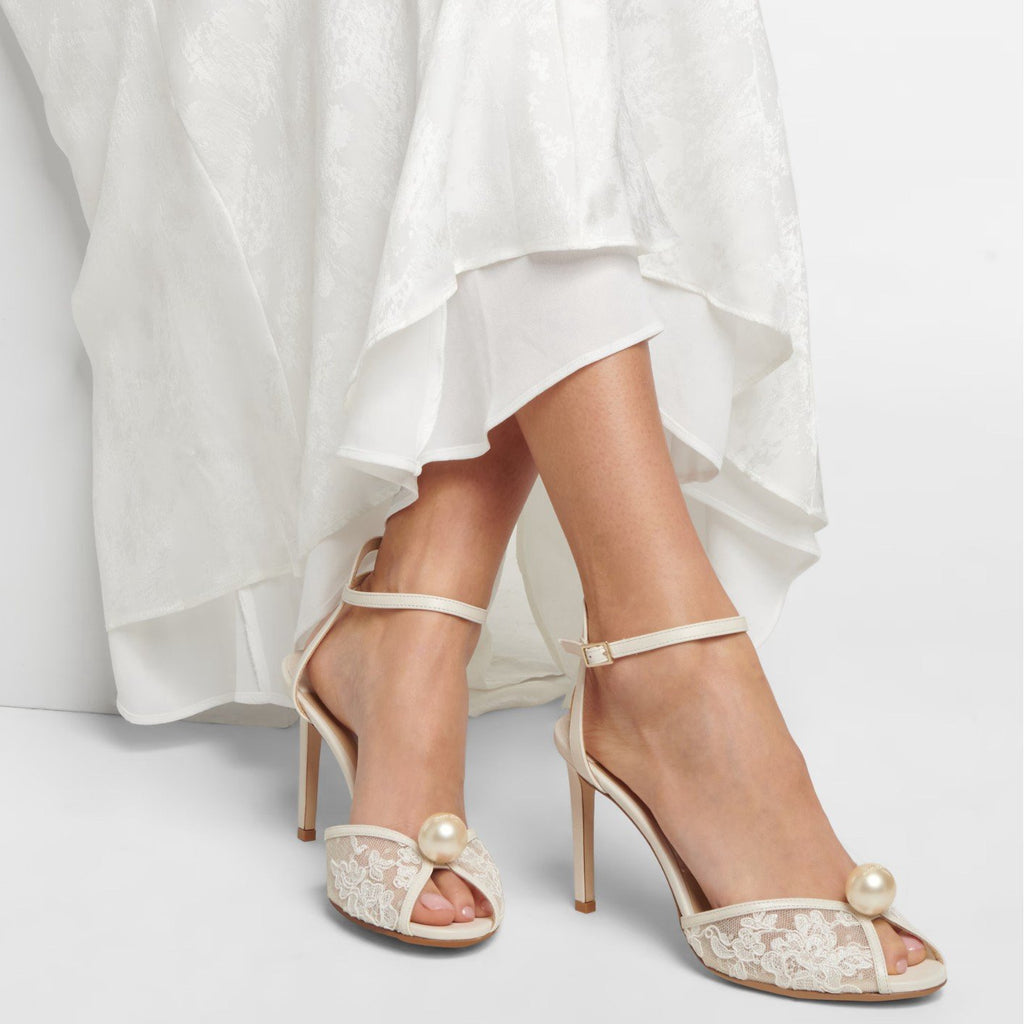 Simple style high-heeled fish-mouth shoes