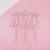Girls pink sequins pentagram fairy wand magic wand Carnival Festival Children's Day party COSPLAY props