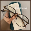 Polygonal myopia glasses frame