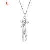 Love Hug Necklace for Couples 18K Gold Unisex Jewelry Simple Clavicle Chain For Valentine's Day Gift