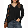 Women's Clothing Casual V-neck Temperament Top