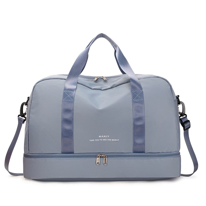 Large Waterproof Travel Tote ? Unisex Carry-On Bag for Short Trips