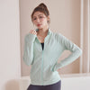 Women's Autumn Plump Girls Running Fitness Plus Size Yoga Jacket